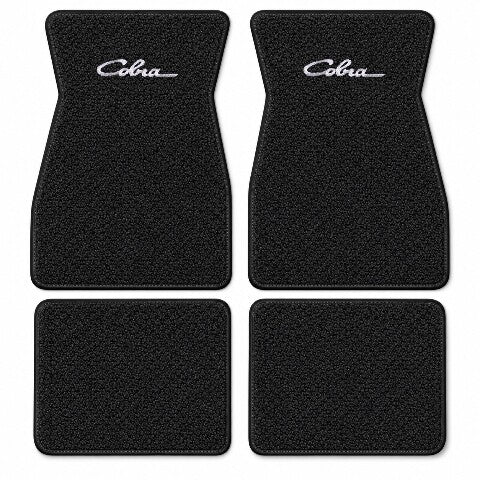 1964-1968 Ford Mustang Loop Floor Mats with Embroidered Logo Choices - 4-Piece - product details image 4