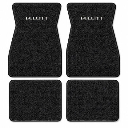 1964-1968 Ford Mustang Loop Floor Mats with Embroidered Logo Choices - 4-Piece - product details image 5