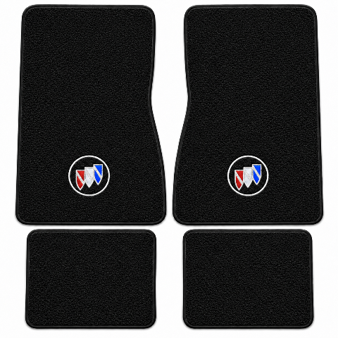 1973 Buick Apollo Loop Floor Mats with Embroidered Logo Choices - 4-Piece - product details image 2