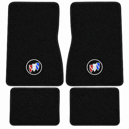 1973 Buick Apollo Loop Floor Mats with Embroidered Logo Choices - 4-Piece - product details image 2