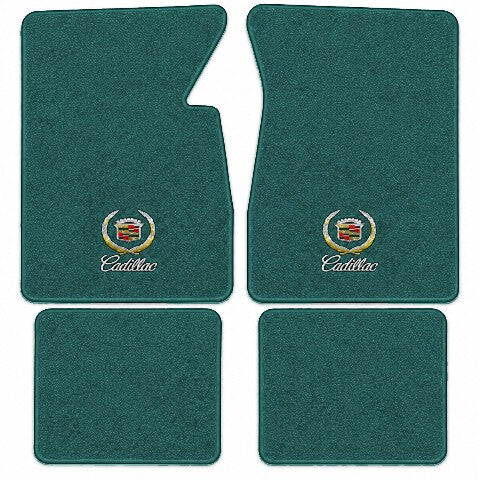 1971-1973 Cadillac Calais Loop Floor Mats with Embroidered Logo Choices - 4-Piece - product image