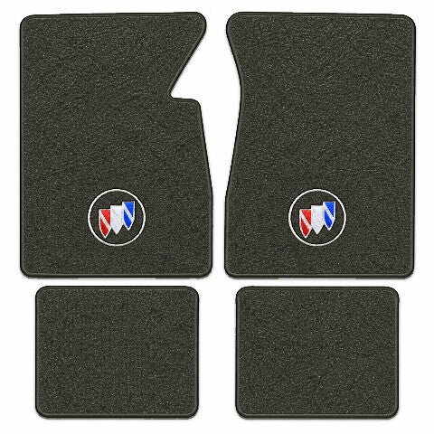 1974-1976 Buick Electra Cutpile Floor Mats with Embroidered Logo Choices - 4-Piece - product image