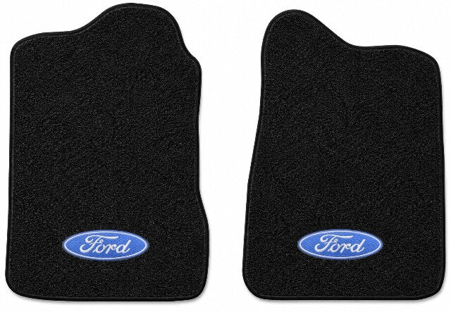 1972-1973 Ford Courier Loop Floor Mats with Embroidered Logo Choices - 2-Piece - product details image 3