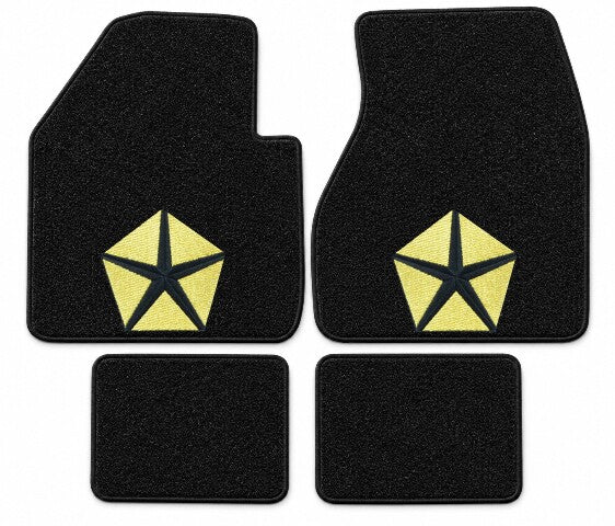 1974-1977 Dodge Monaco Cutpile Floor Mats with Embroidered Logo Choices - 4-Piece - product details image 3