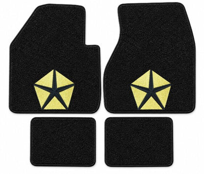 1974-1977 Dodge Monaco Cutpile Floor Mats with Embroidered Logo Choices - 4-Piece - product details image 3