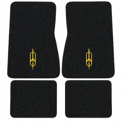 1973 Oldsmobile Omega Loop Floor Mats with Embroidered Logo Choices - 4-Piece - product details image 2