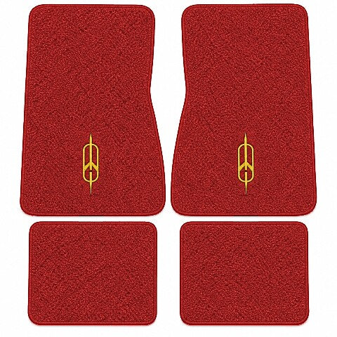1973 Oldsmobile Omega Loop Floor Mats with Embroidered Logo Choices - 4-Piece - product image