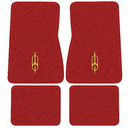 1973 Oldsmobile Omega Loop Floor Mats with Embroidered Logo Choices - 4-Piece - product image