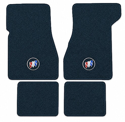1973 Buick Century Loop Floor Mats with Embroidered Logo Choices - 4-Piece - product image