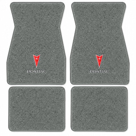 1974-1977 Pontiac LeMans Cutpile Floor Mats with Embroidered Logo Choices - 4-Piece - product image