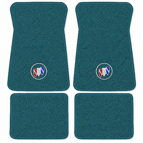 1971-1973 Buick LeSabre Loop Floor Mats with Embroidered Logo Choices - 4-Piece - product image