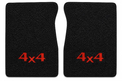 1971-1972 Chevy C10 Loop Floor Mats with Embroidered Logo Choices - 2-Piece - product details image 3