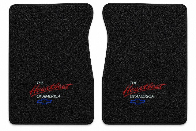 1971-1972 Chevy C10 Loop Floor Mats with Embroidered Logo Choices - 2-Piece - product details image 4
