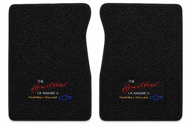 1971-1972 Chevy C10 Loop Floor Mats with Embroidered Logo Choices - 2-Piece - product details image 6