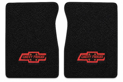 1971-1972 Chevy C10 Loop Floor Mats with Embroidered Logo Choices - 2-Piece - product details image 7