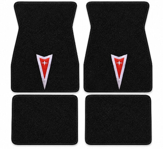 1974-1981 Pontiac Firebird Trans Am Cutpile Floor Mats with Embroidered Logo Choices - 4-Piece - product details image 5