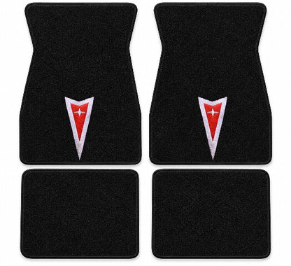 1974-1981 Pontiac Firebird Trans Am Cutpile Floor Mats with Embroidered Logo Choices - 4-Piece - product details image 5