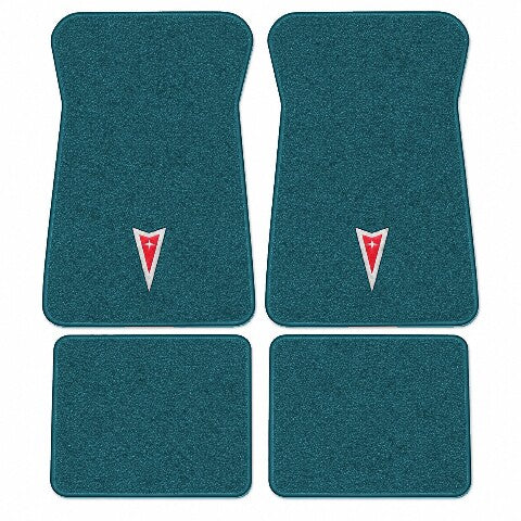 1971-1973 Pontiac Grandville Loop Floor Mats with Embroidered Logo Choices - 4-Piece - product image
