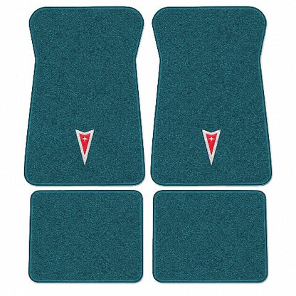 1971-1973 Pontiac Grandville Loop Floor Mats with Embroidered Logo Choices - 4-Piece - product image