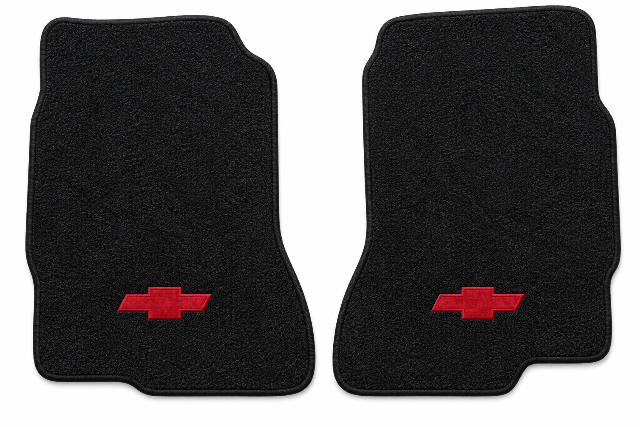 1972-1974 Chevy LUV Loop Floor Mats with Embroidered Logo Choices - 2-Piece - product details image 2