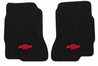 1972-1974 Chevy LUV Loop Floor Mats with Embroidered Logo Choices - 2-Piece - product details image 2