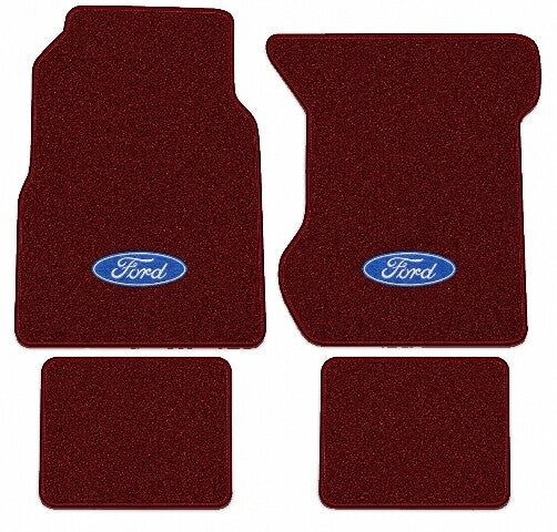1975-1978 Ford LTD Country Squire Cutpile Floor Mats with Embroidered Logo Choices - 4-Piece - product image