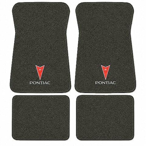 1974-1976 Pontiac Catalina Cutpile Floor Mats with Embroidered Logo Choices - 4-Piece - product image