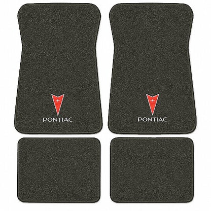 1974-1976 Pontiac Catalina Cutpile Floor Mats with Embroidered Logo Choices - 4-Piece - product image