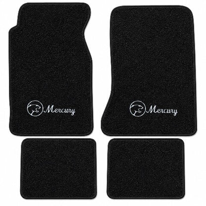 1974-1975 Mercury Cougar Cutpile Floor Mats with Embroidered Logo Choices - 4-Piece - product details image 4