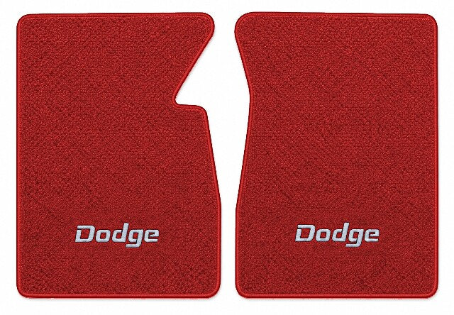 1968-1973 Dodge D300 Loop Floor Mats with Embroidered Logo Choices - 2-Piece - product image