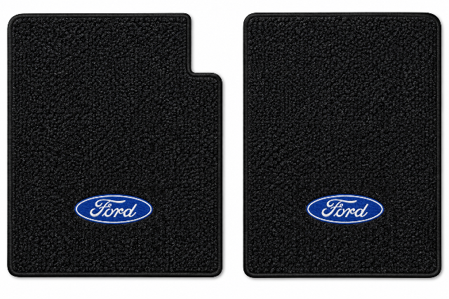 1961-1966 Ford F-350 Loop Floor Mats with Embroidered Logo Choices - 2-Piece - product details image 2