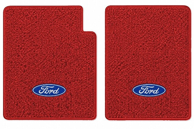 1961-1966 Ford F-350 Loop Floor Mats with Embroidered Logo Choices - 2-Piece - product image