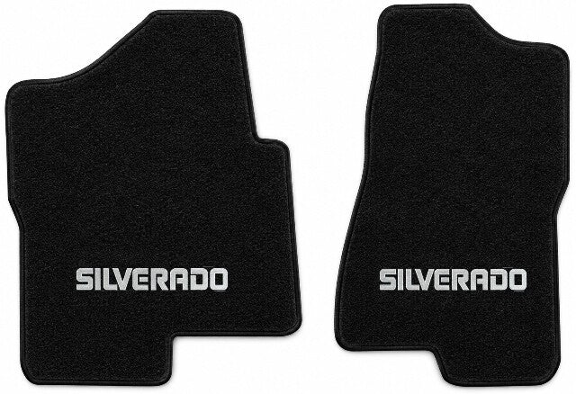 2007 Chevy Silverado 2500 HD Classic Reg Cab Floor Mats with Embroidered Logo Choices - 2-Piece - product details image 3