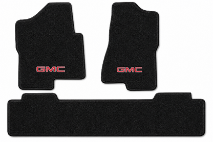 2007 GMC Sierra 3500 Classic Ext Cab Frts & Rr Floor Mats with Embroidered Logo Choices - 3-Piece - product details image 2