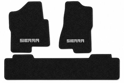 2007 GMC Sierra 3500 Classic Ext Cab Frts & Rr Floor Mats with Embroidered Logo Choices - 3-Piece - product details image 3