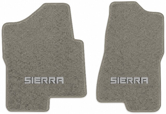 2007 GMC Sierra 3500 Classic Reg Cab Cutpile Floor Mats with Embroidered Logo Choices - 2-Piece - product image
