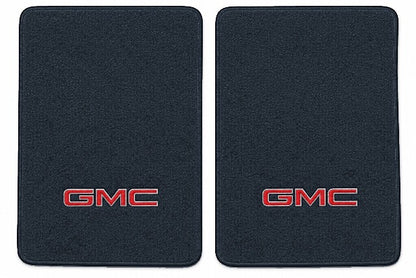 1999-00 GMC K3500 Reg Cab/Ext Cab Old Body Floor Mats with Embroidered Logo Choices - 2-Piece - product image