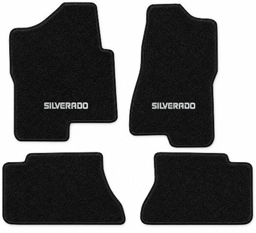 2007 Chevy Silverado 2500 HD Classic Crew Cab Floor Mats with Embroidered Logo Choices - 4-Piece - product details image 3