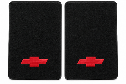 1999-00 Chevy C3500 Reg Cab/Ext Cab Old Body Floor Mats with Embroidered Logo Choices - 2-Piece - product details image 2