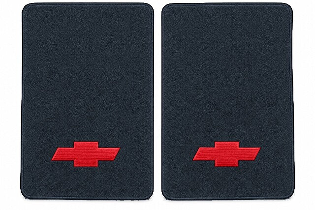 1999-00 Chevy K3500 Reg Cab/Ext Cab Old Body Floor Mats with Embroidered Logo Choices - 2-Piece - product image
