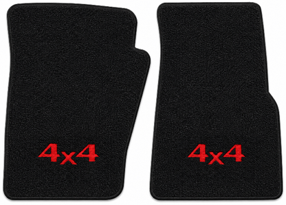 1998-2007 Mazda B3000 Cutpile Floor Mats with Embroidered Logo Choices - 2-Piece - product details image 2