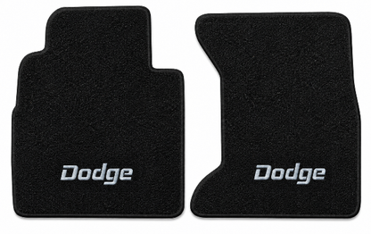 1989-1993 Dodge W150 Cutpile Floor Mats with Embroidered Logo Choices - 2-Piece - product details image 2
