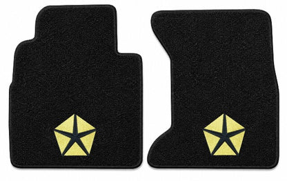 1989-1993 Dodge W150 Cutpile Floor Mats with Embroidered Logo Choices - 2-Piece - product details image 3