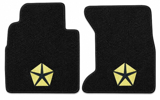 1989-1993 Dodge W250 Cutpile Floor Mats with Embroidered Logo Choices - 2-Piece - product details image 3