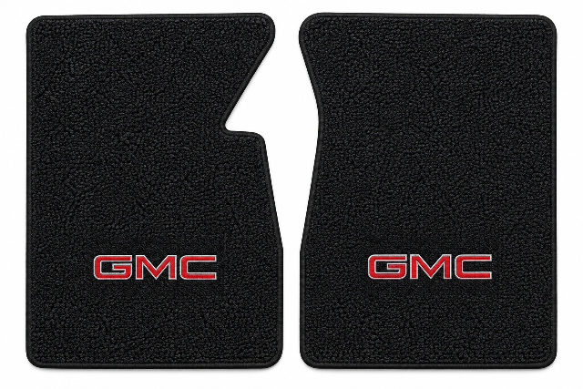 1967-1970 GMC K15/K1500 Loop Floor Mats with Embroidered Logo Choices - 2-Piece - product details image 2