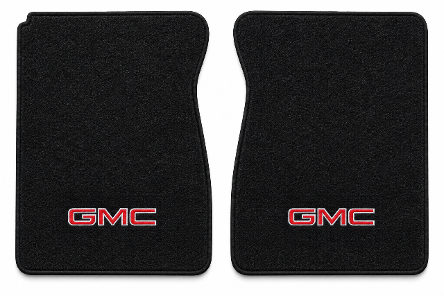 1975-1978 GMC K15 Cutpile Floor Mats with Embroidered Logo Choices - 2-Piece - product details image 2