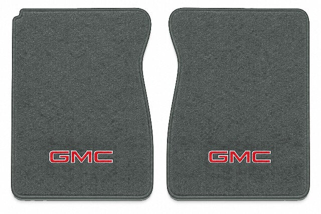 1974 GMC K25/K2500 Crew Cab Cutpile Floor Mats with Embroidered Logo Choices - 2-Piece - product image
