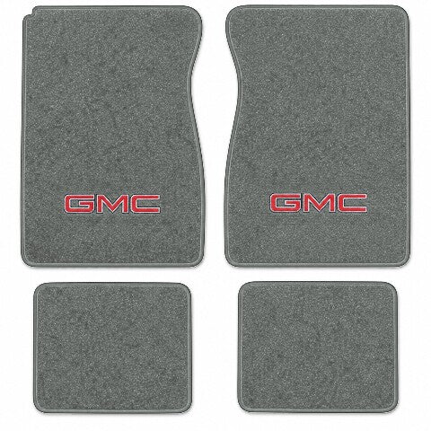 1974 GMC K35/K3500 Crew Cab Cutpile Floor Mats with Embroidered Logo Choices - 4-Piece - product image