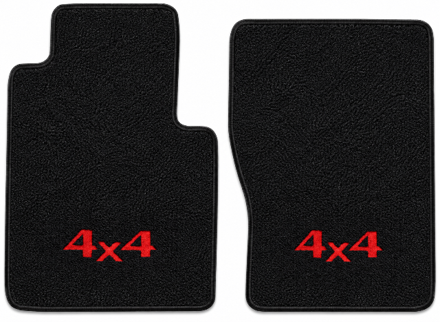 1969-1970 International 1100D Loop Floor Mats with Embroidered Logo Choices - 2-Piece - product image