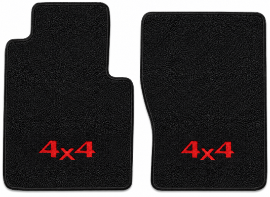 1969-1970 International 1100D Loop Floor Mats with Embroidered Logo Choices - 2-Piece - product image